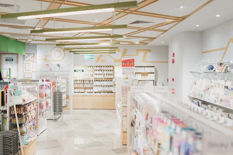 Intérieur d'une pharmacie