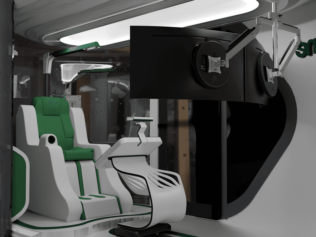 Fauteuil ergonomique inclinable de la Cabine Premium